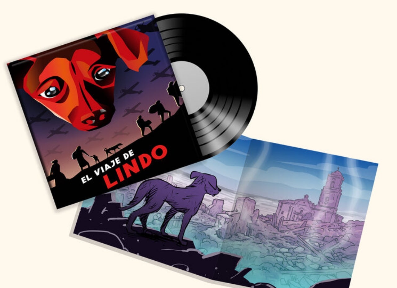 El vinil amb la banda sonora d'El viatge de Lindo, el nou projecte de Viciana i Roig | Cedida