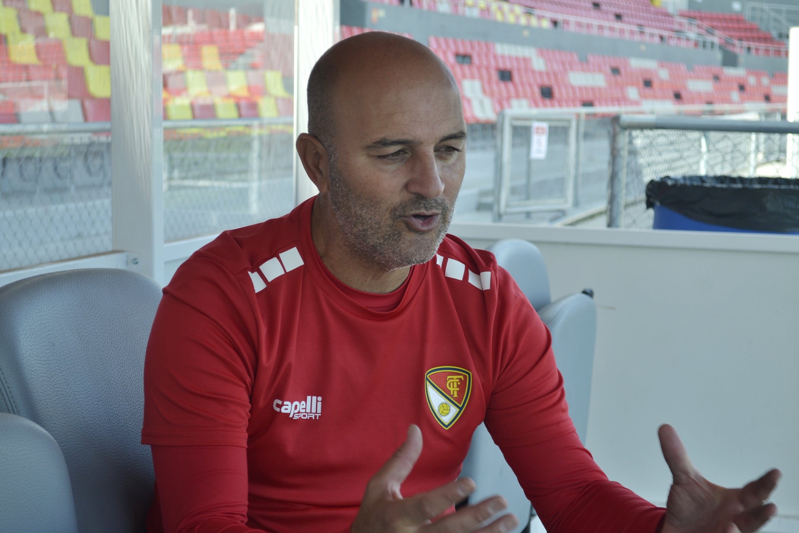 Chus Trujillo es el entrenador del primer equipo del Terrassa FC | Júlia Martínez