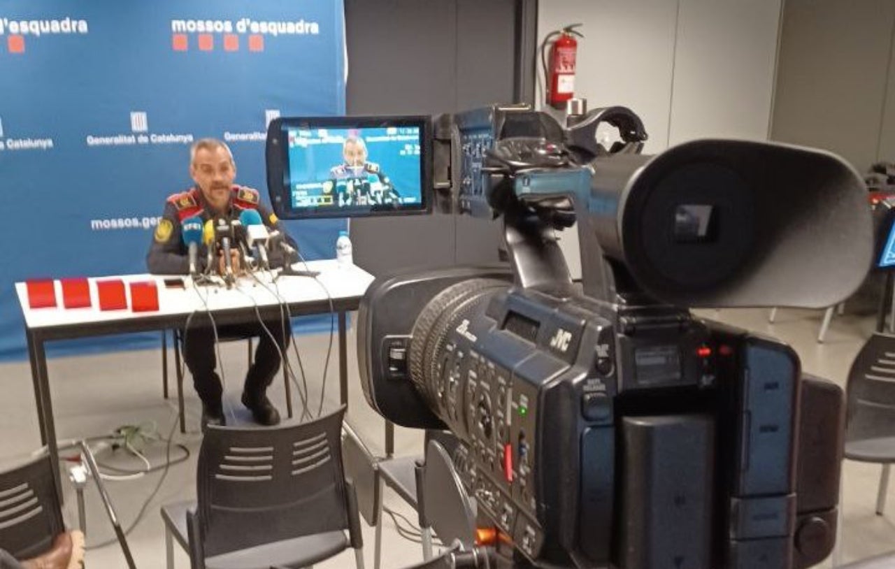 Roda de premsa d'explicació del cas del grup criminal estafador | Mossos d'Esquadra