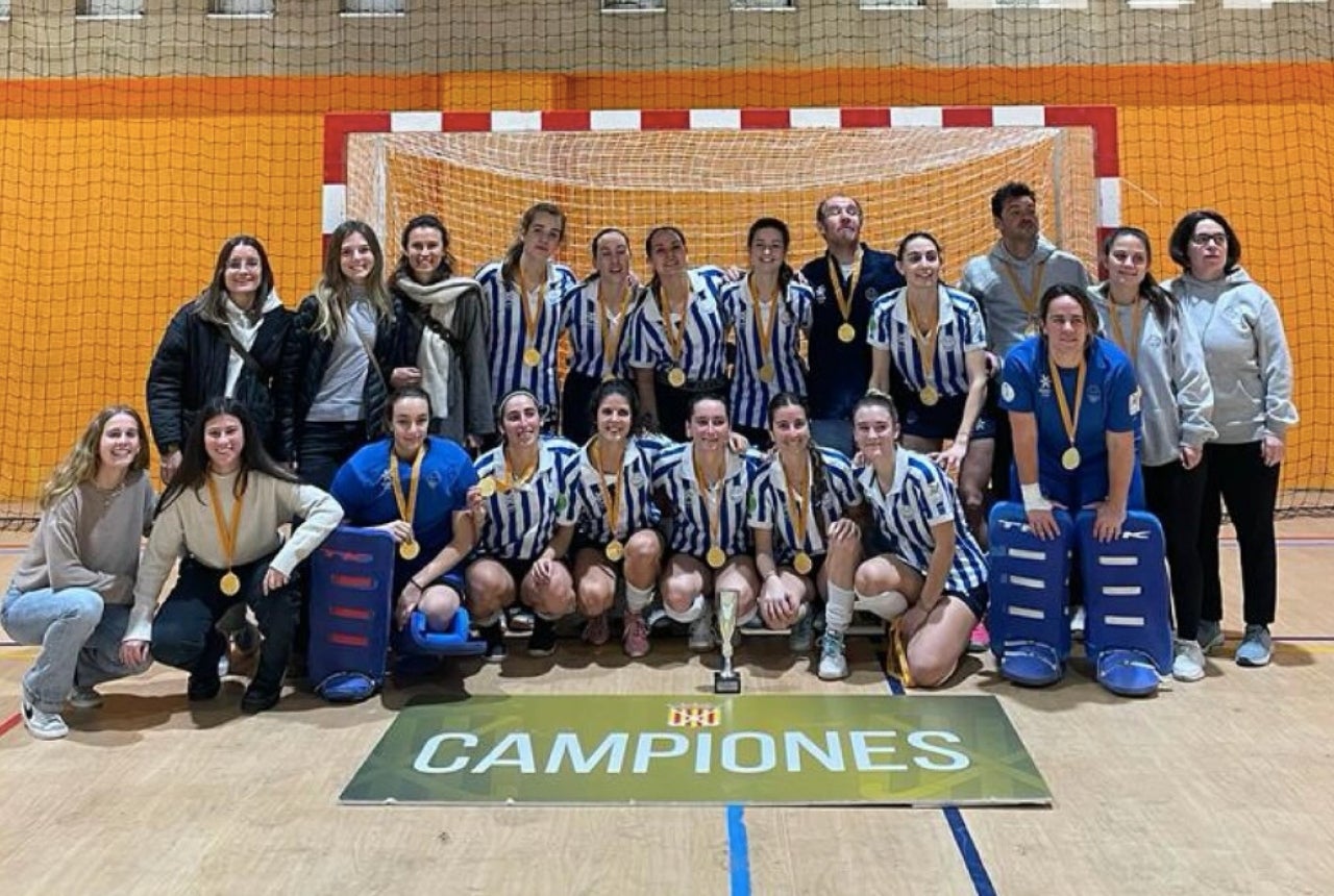 Les jugadores de l'Egara es van proclamar campiones d'hoquei sala | Club Egara