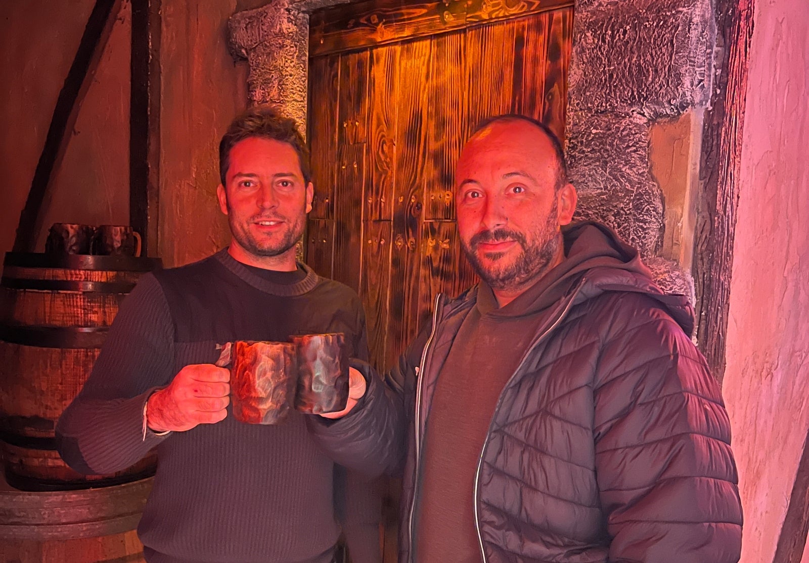 En Ricardo (dreta) i en Marc (esquerra), dos dels 5 socis de The City i impulsors de La Taberna | Cedida