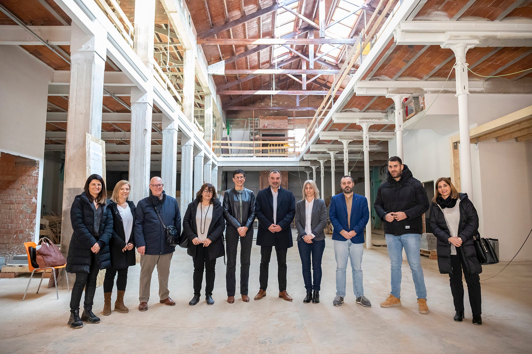 Visita a la futura seu d'AVAN a la fàbrica Pont Aurell de Terrassa | Rafel Casanova BCF