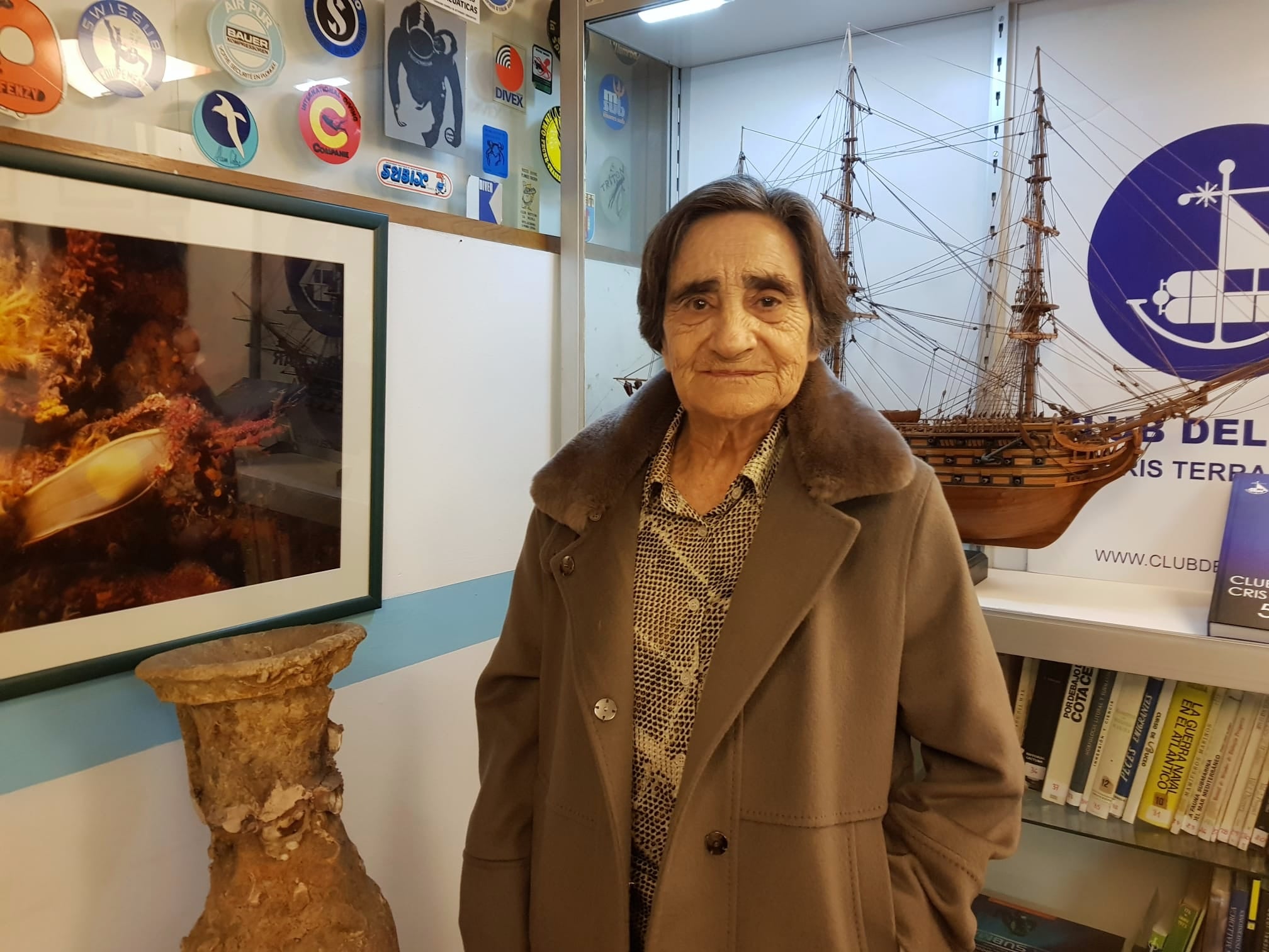 Mercedes Vilanova va ser la primera dona bussejadora de l'Estat | Lluïsa Tarrida