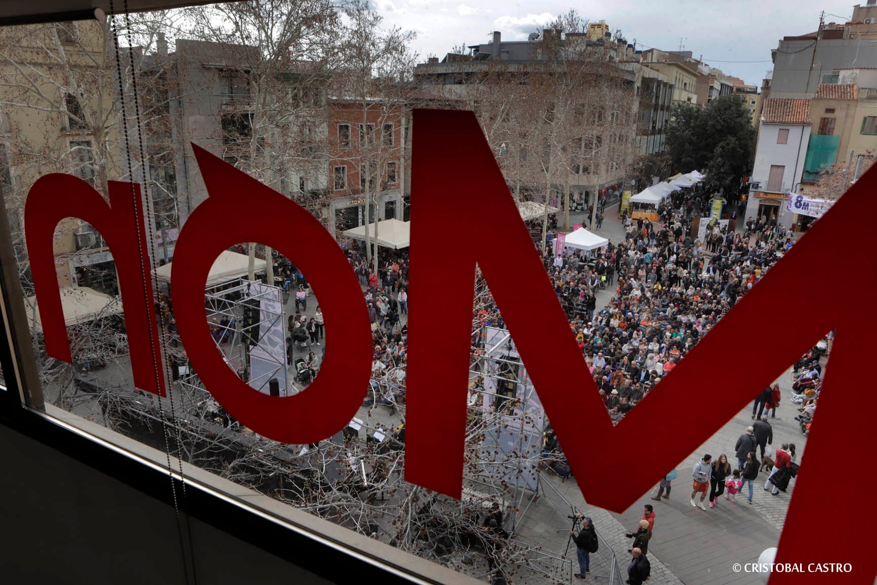Matí de jazz a la plaça Vella de Terrassa/Cristóbal Castro