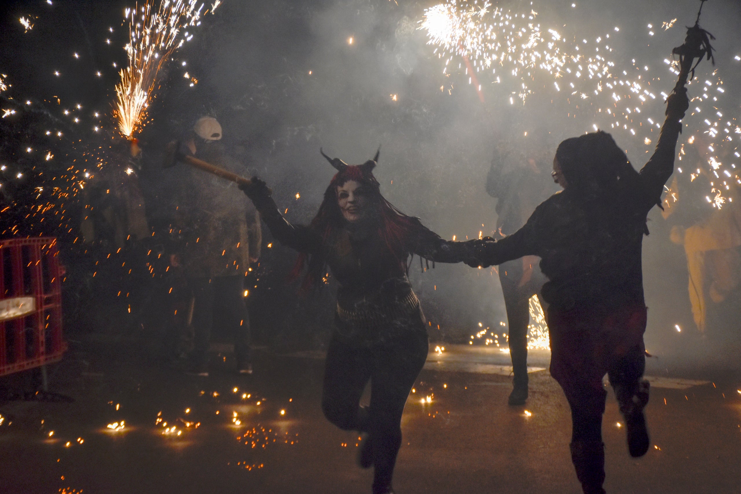 Celebració del Walpurgis el 2024, a càrrec dels Diables de Sant Pere Nord | Marcel Marsal/Fira de les Bruixes