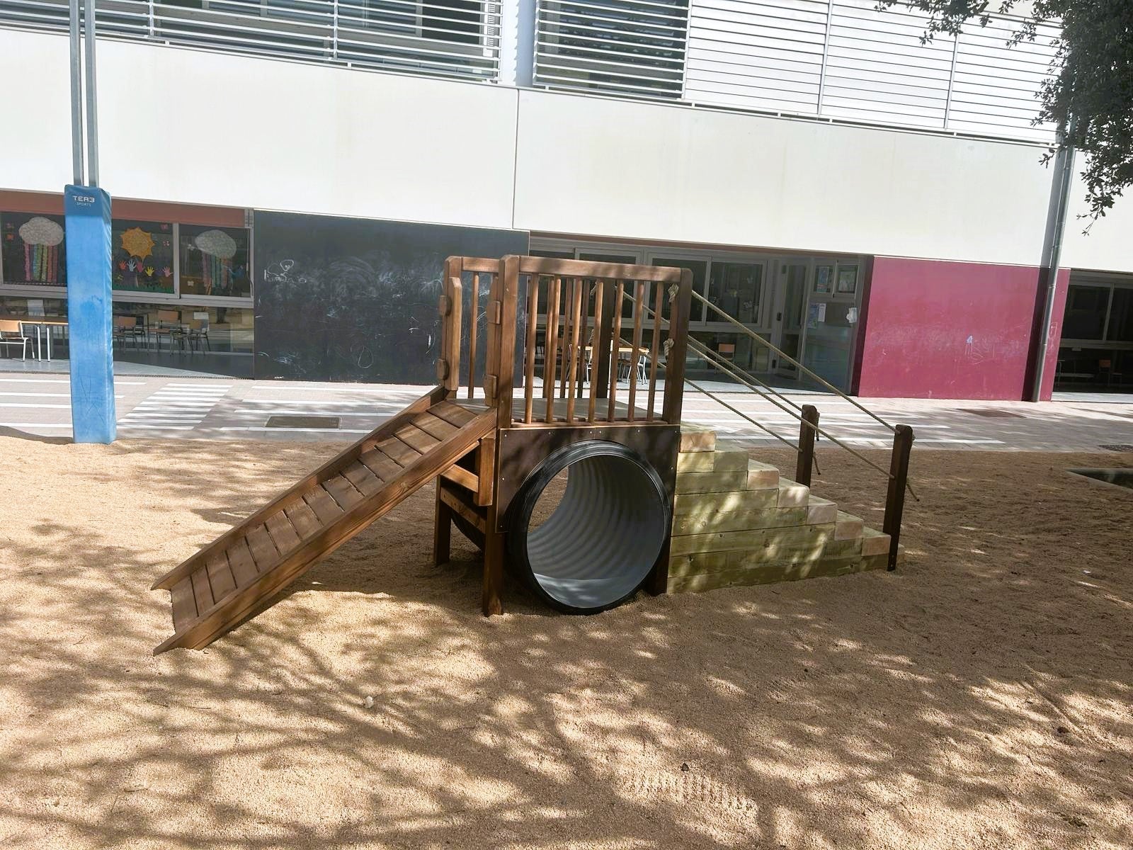 Estructura de joc per als alumnes de l'escola Roc Alabern de Terrassa | Gecko Walls