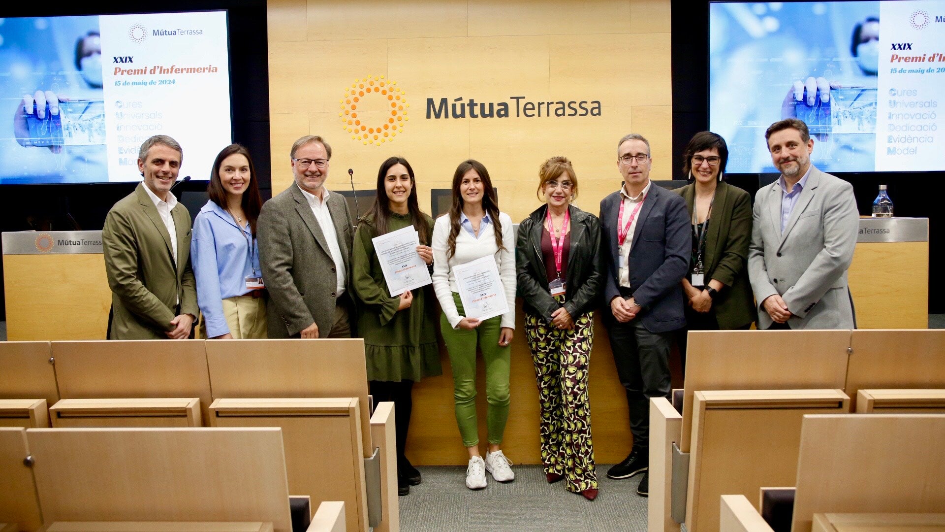 Guanyadores del 29 Premi Infermeria MútuaTerrassa | MT