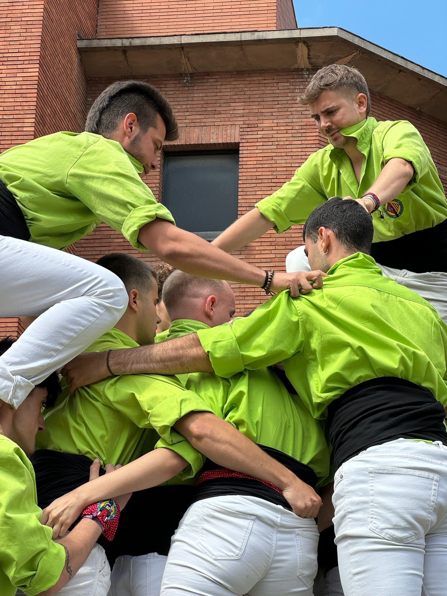 Diada castellera dels Bergants de la UPC de Terrassa