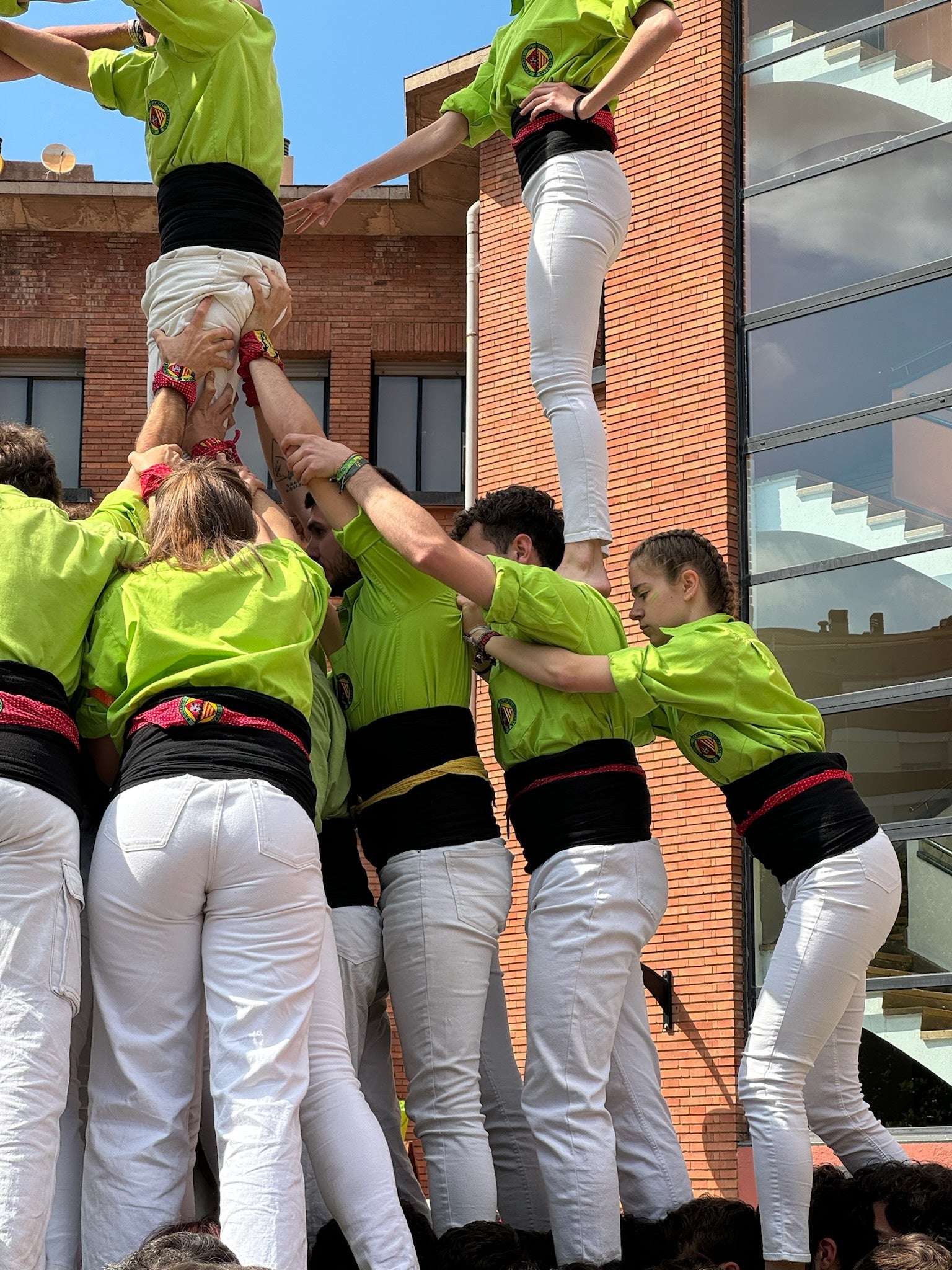 Diada castellera dels Bergants de la UPC de Terrassa