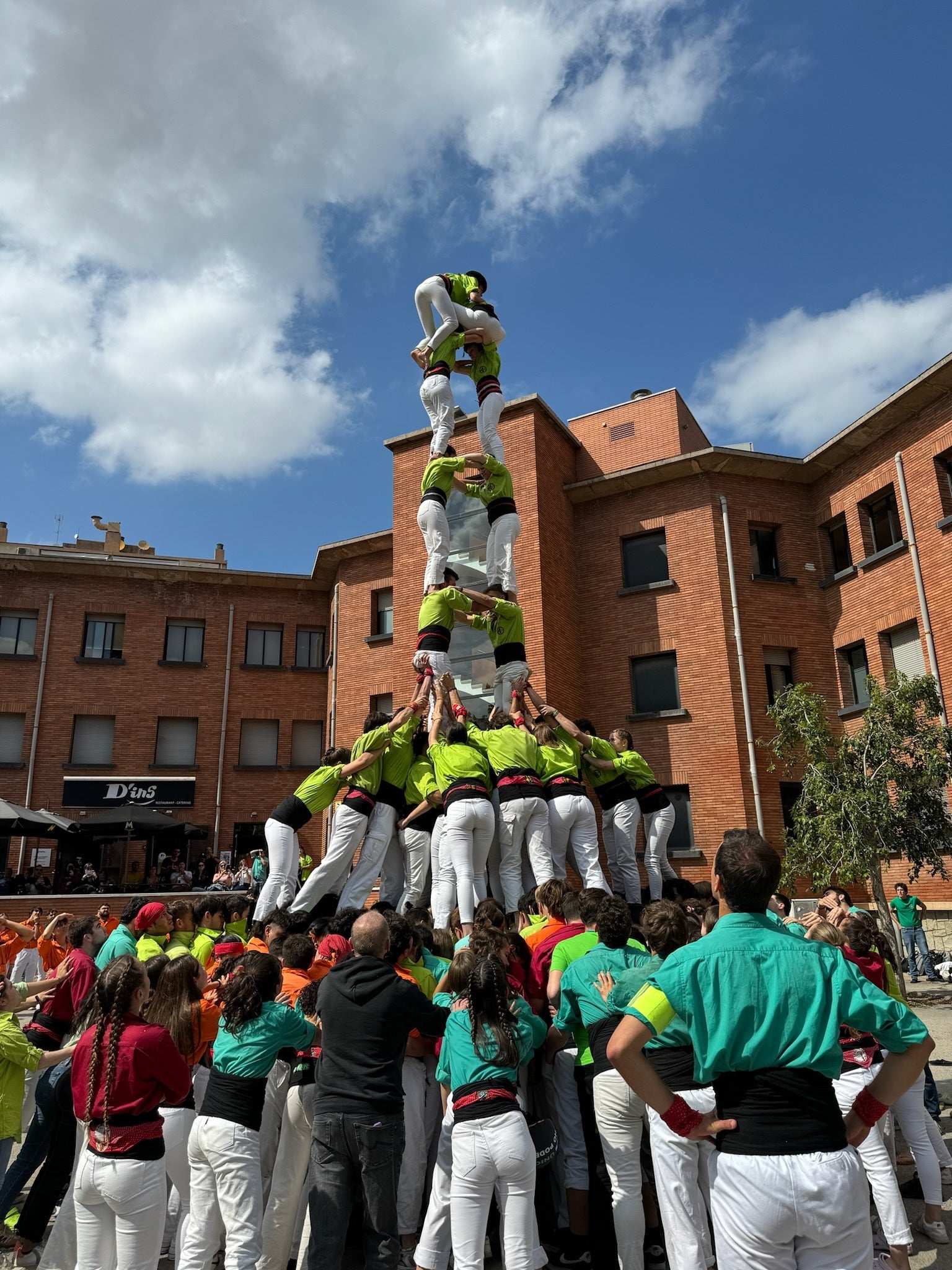 Diada castellera dels Bergants de la UPC de Terrassa
