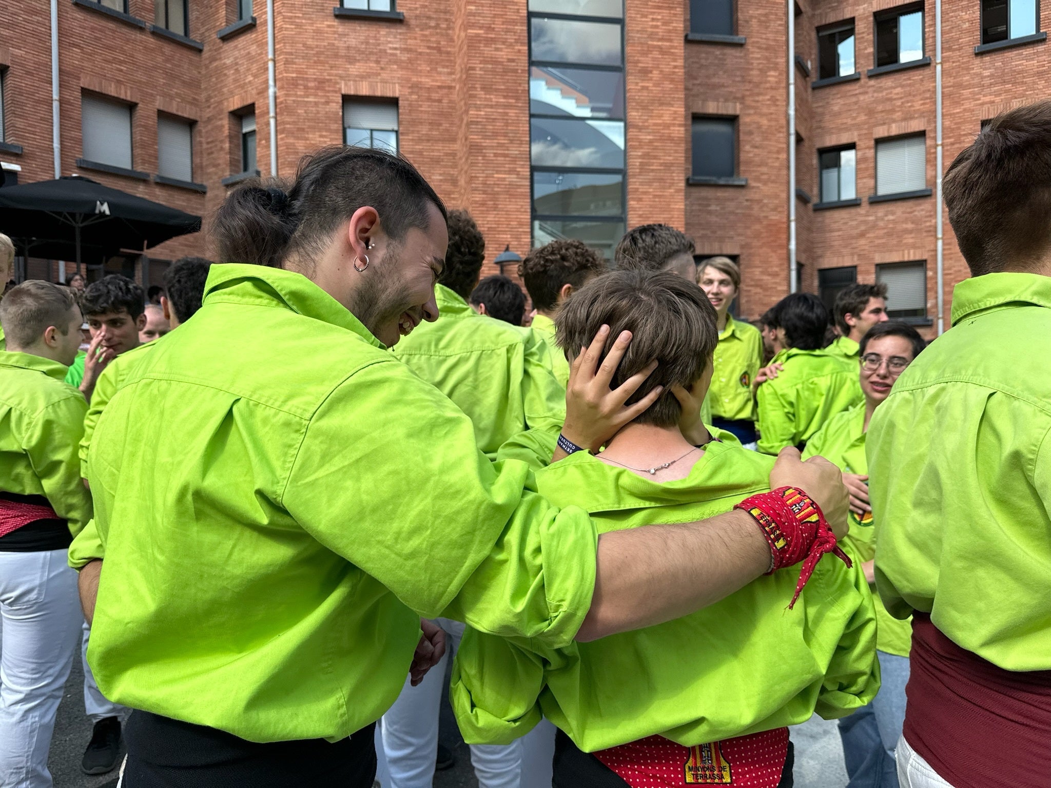Diada castellera dels Bergants de la UPC de Terrassa