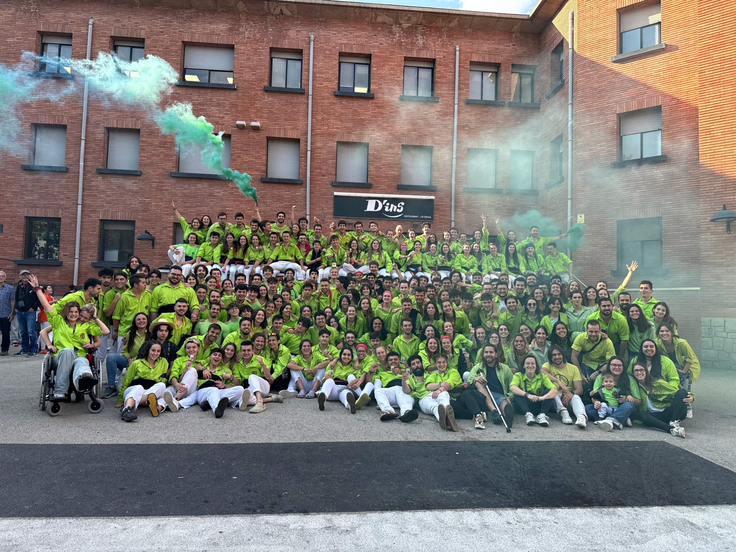 Diada castellera dels Bergants de la UPC de Terrassa