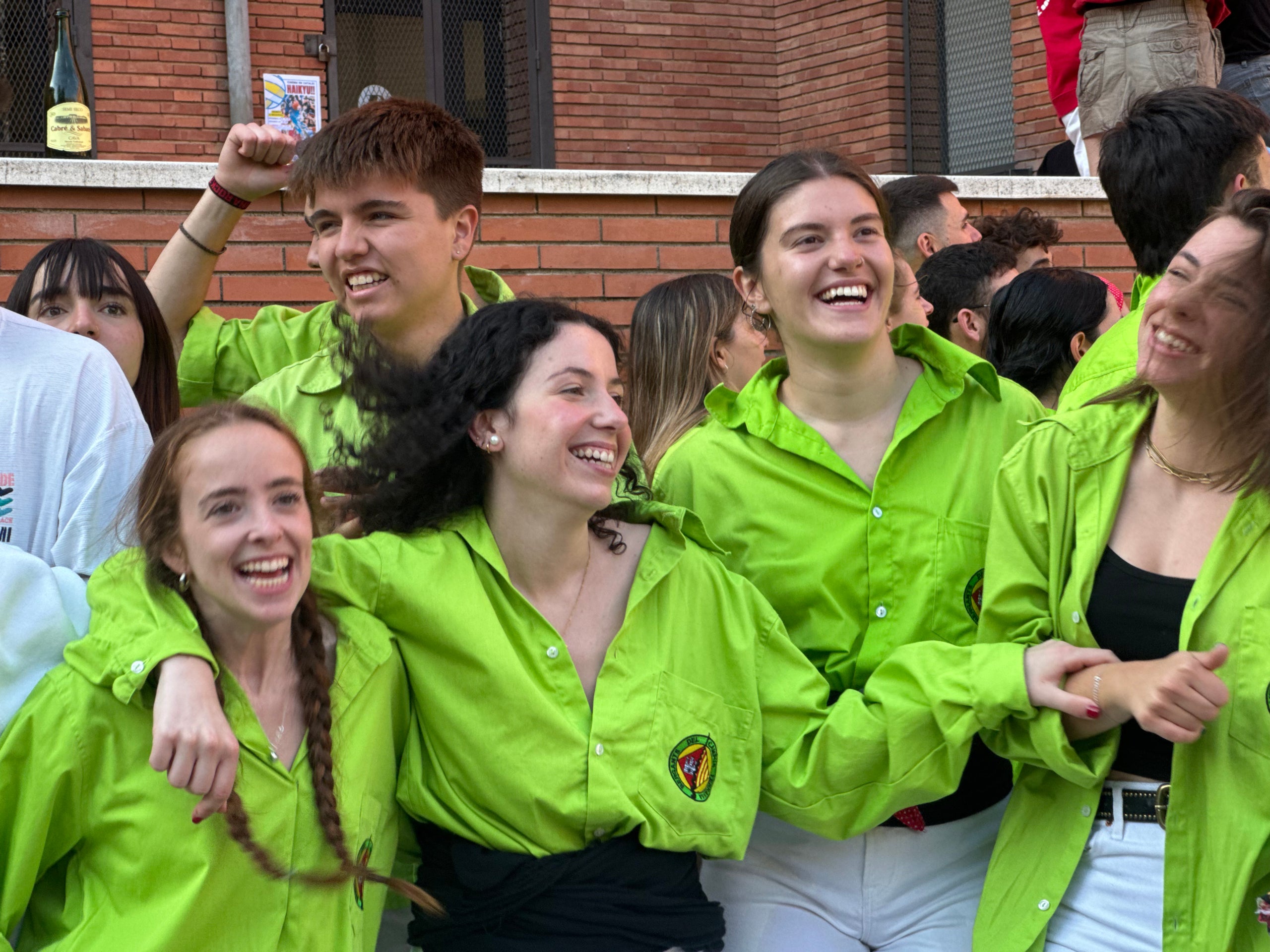 Diada castellera dels Bergants de la UPC de Terrassa