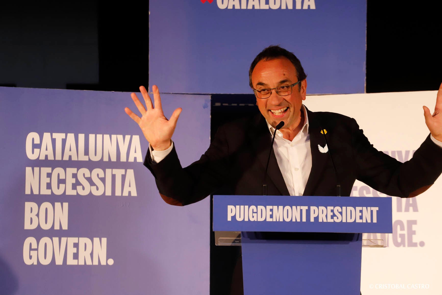 Acte central de Junts+ a Terrassa amb Josep Rull i Jordi Turull | Cristóbal Castro