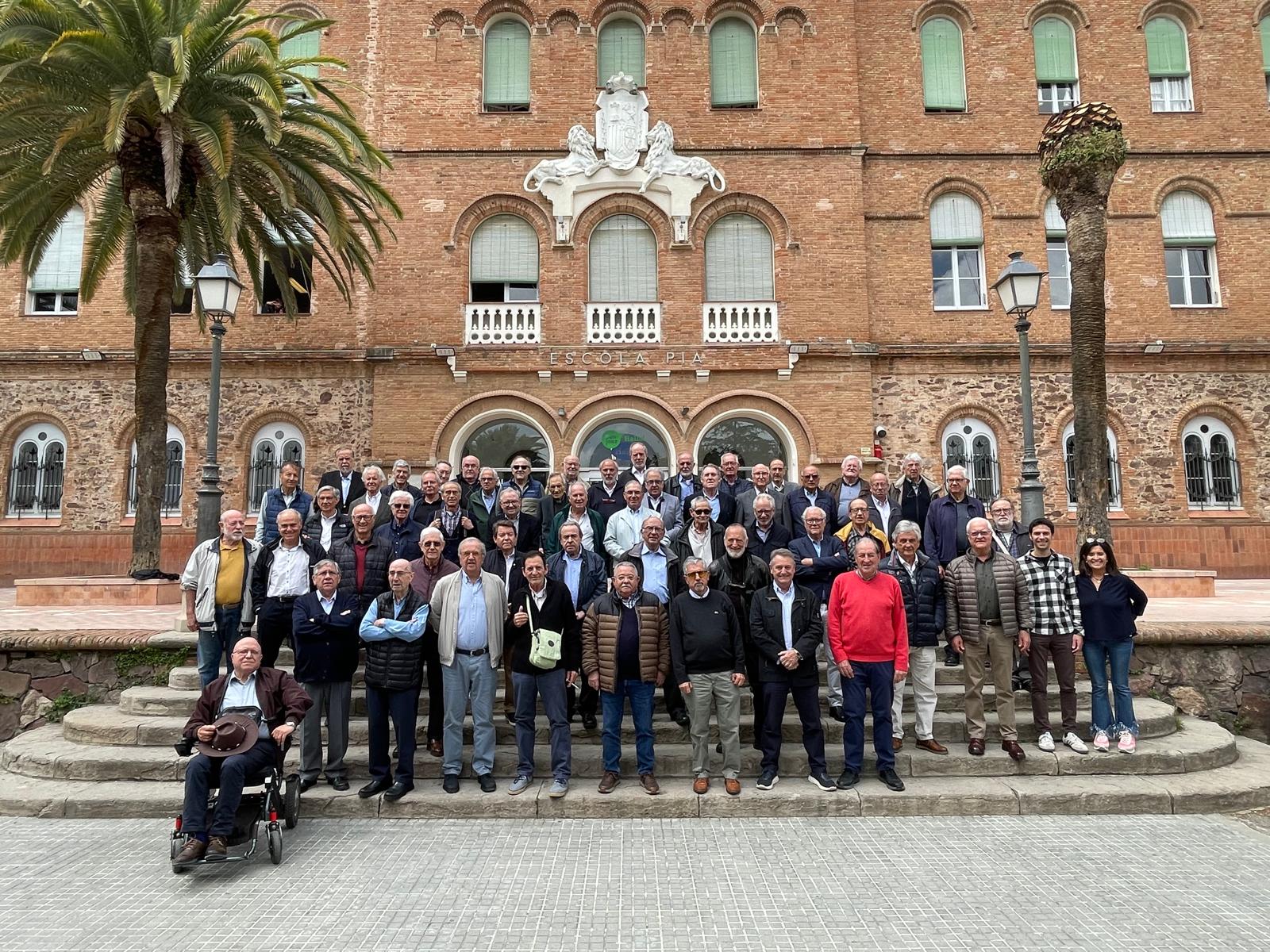 Trobada dels 65 anys de primer de Batxillerat a l’Escola Pia/cedida