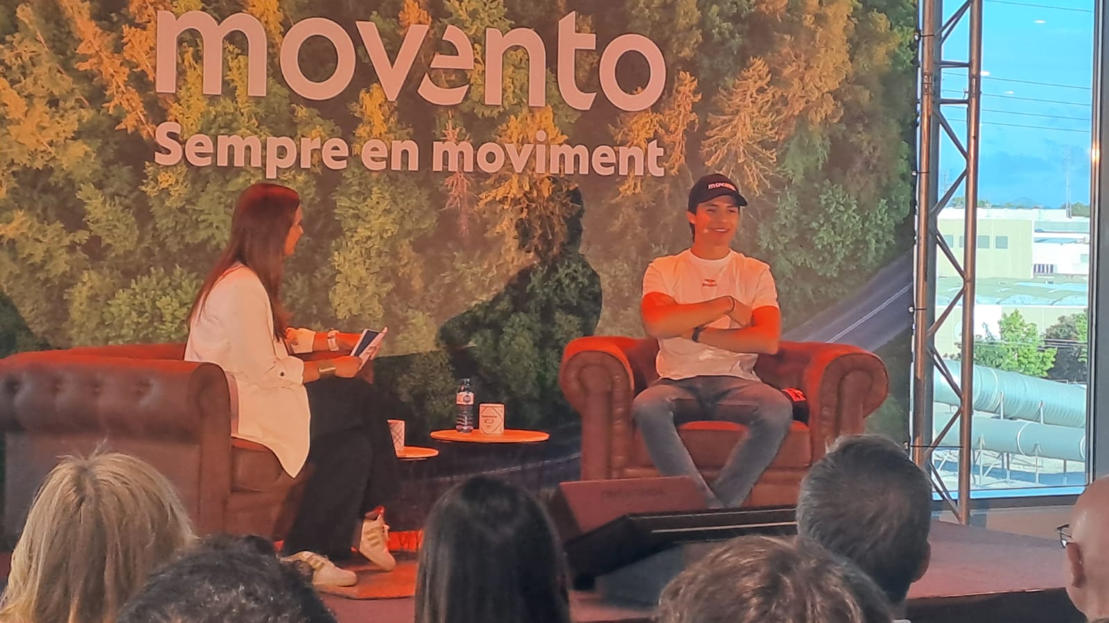 Pepe Martí durant l'entrevista amb la periodista Laia Ferrer | Oriol Manrique