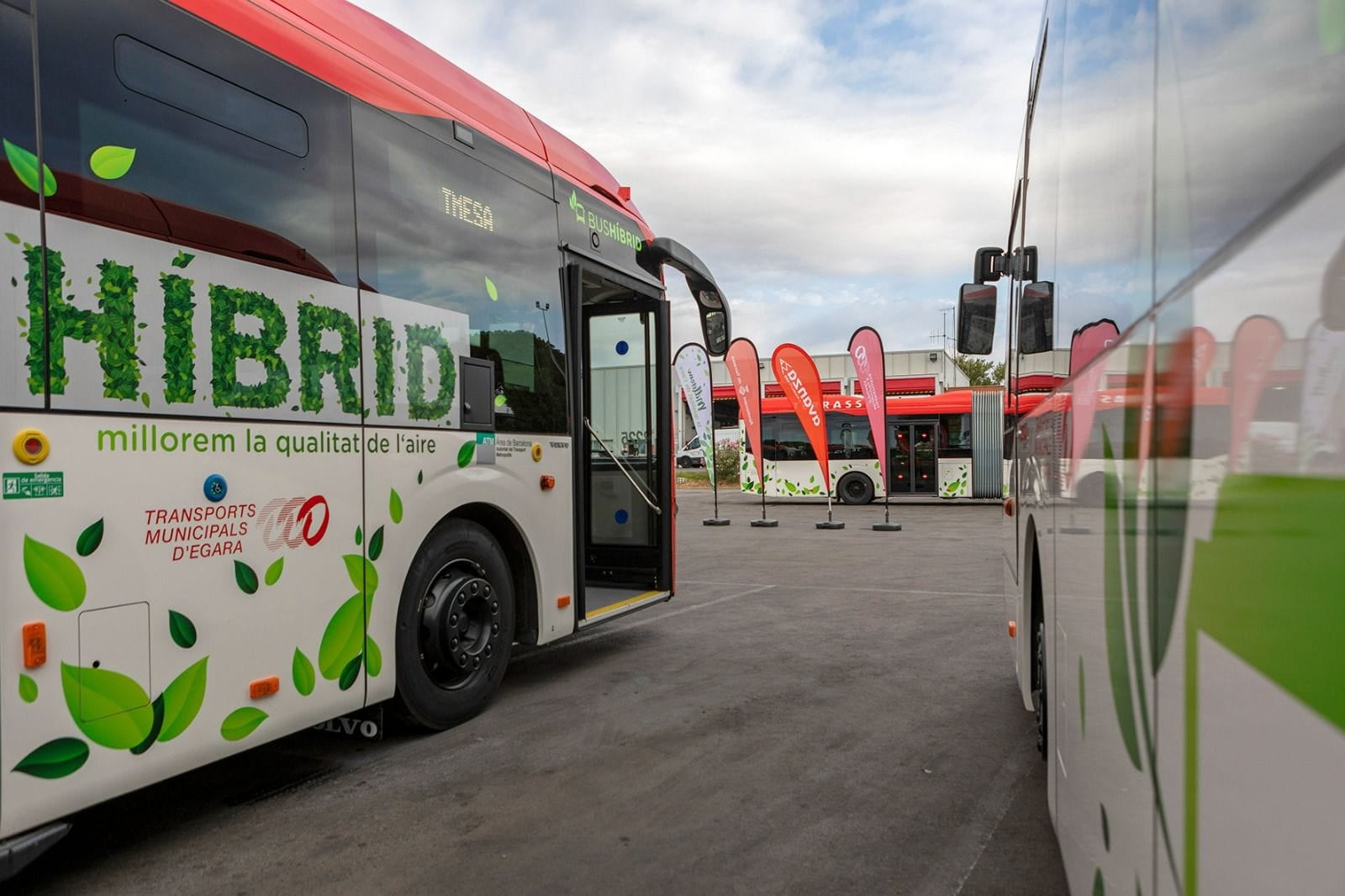 TMESA va incorporar deu autobusos híbrids el passat 2024 | Cedida