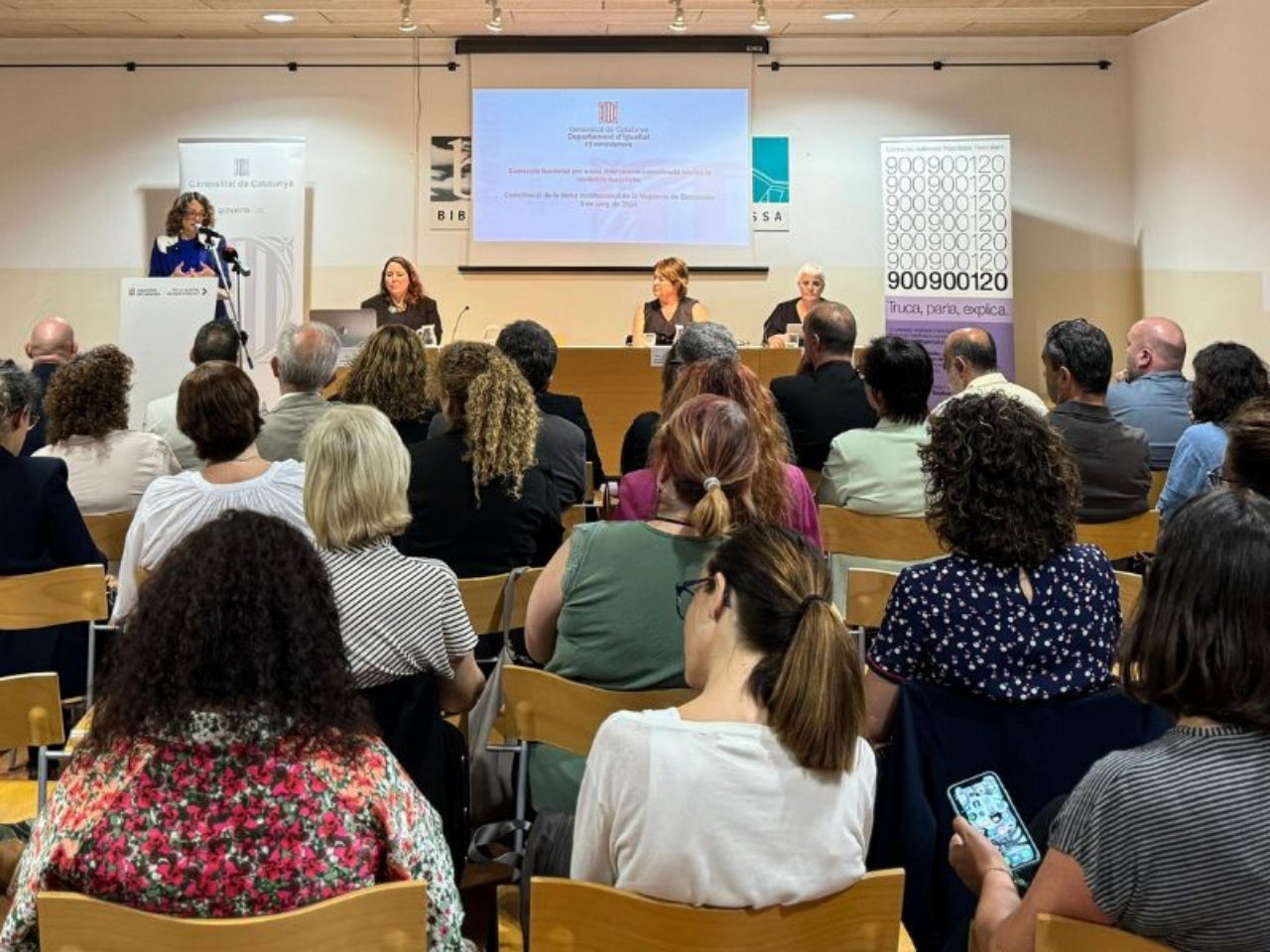 Acte de presentació del nou circuit d'abordatge de les violències masclistes, amb Tània Verge | Gencat