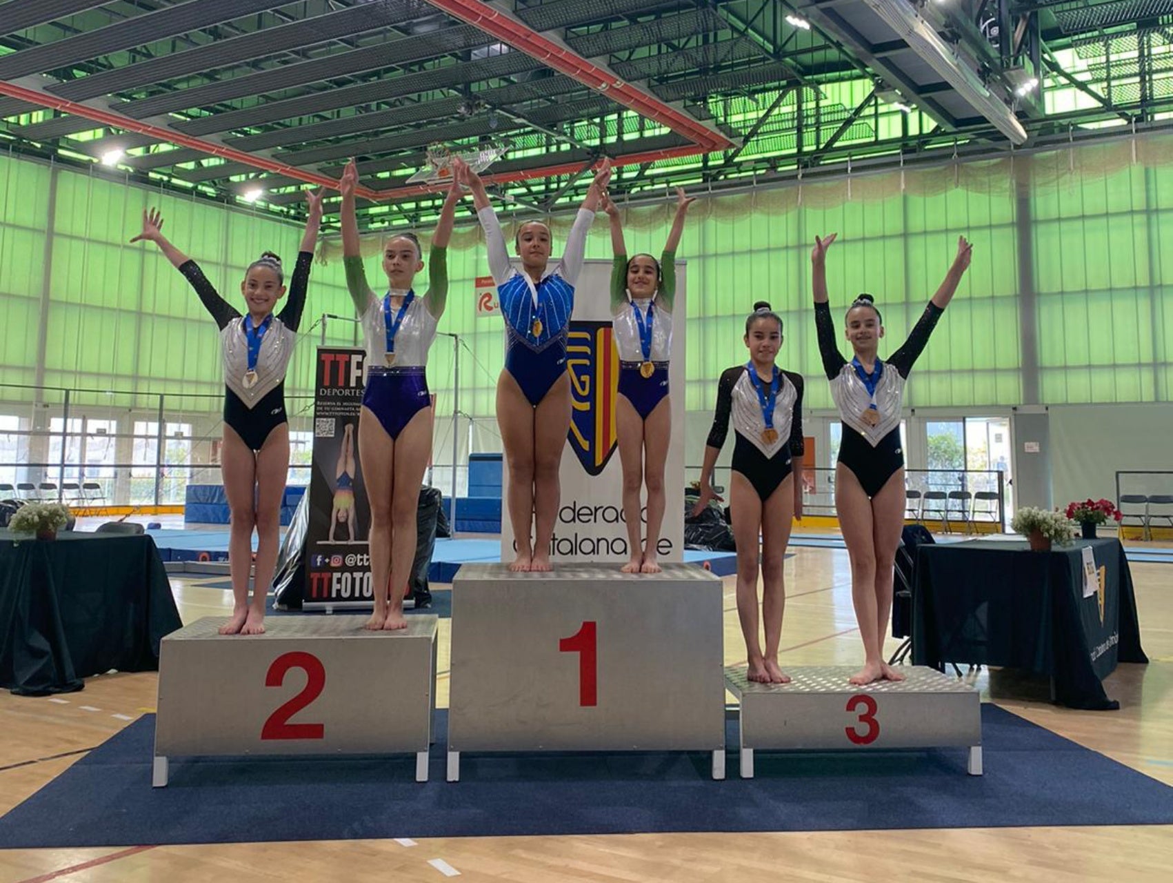 Club Gimnàstic Terrassa al Campionat de Catalunya (Podi base 4M) | Miquel Àngel Gamell