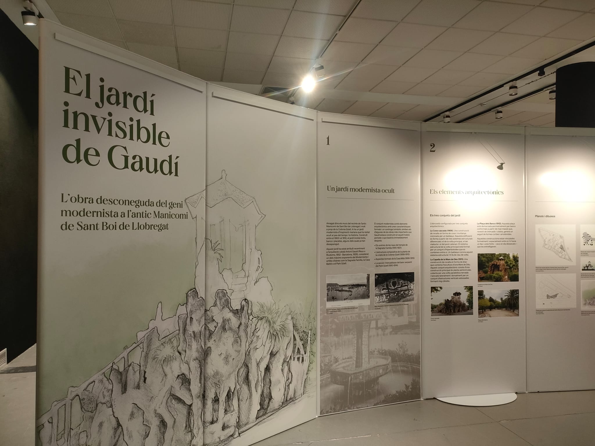 El MNACTEC inagura l'exposició 'El jardí invisible de Gaudí' | Laura Gómez