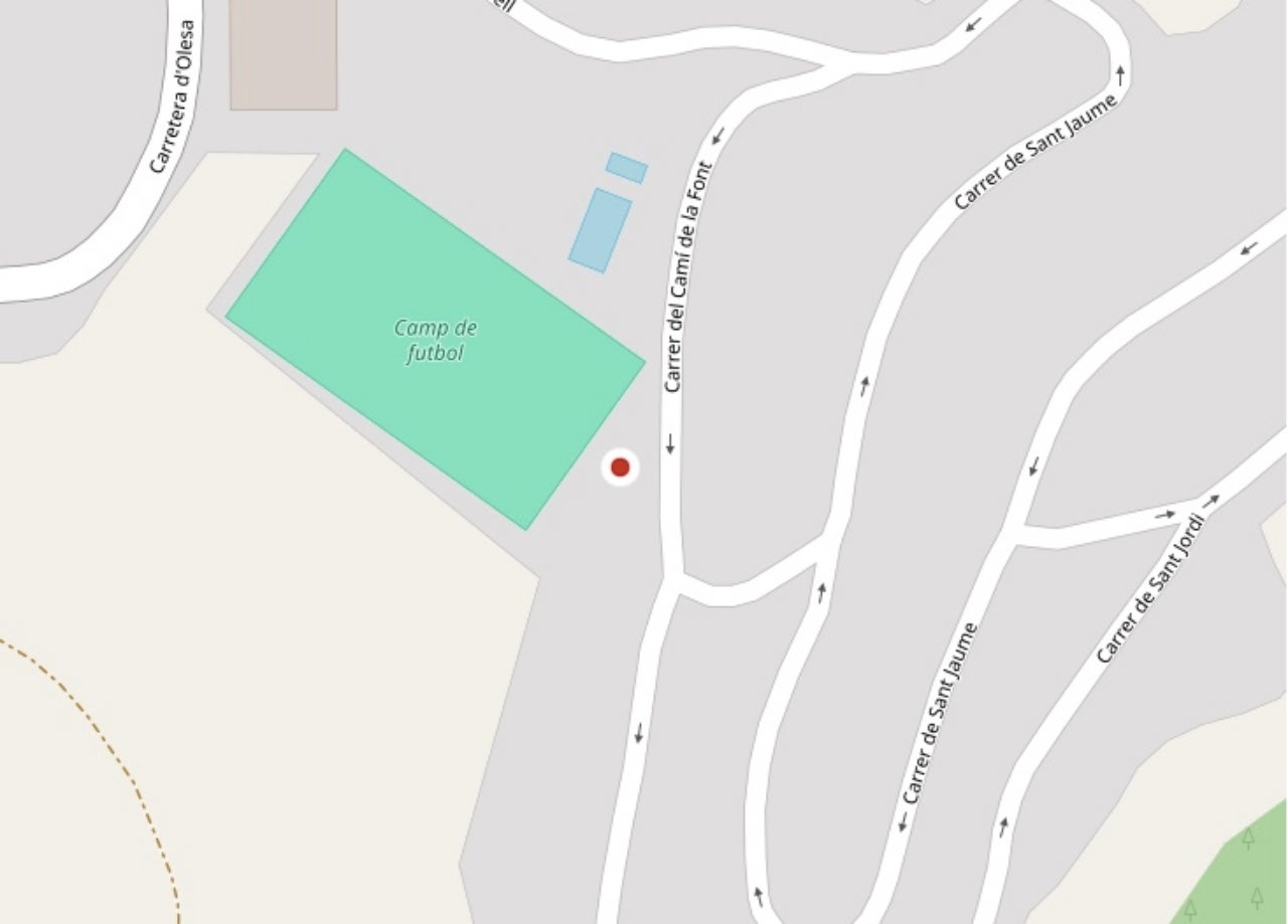 Una de les fosses de la Guerra Civil està situada a tocar del camp de futbol | Banc de Memòria Històrica