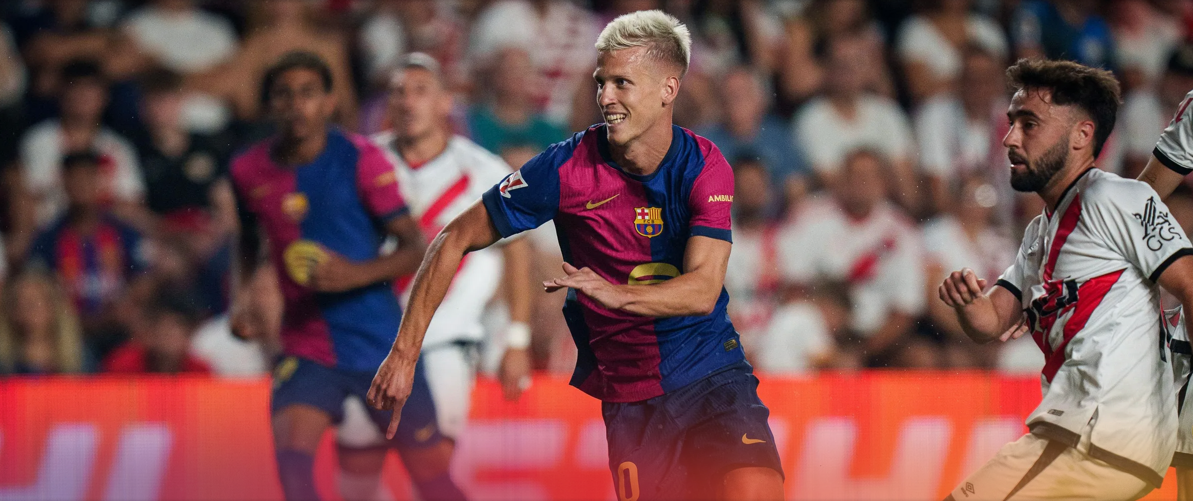 Dani Olmo és l'estrella del Barça en el seu debut