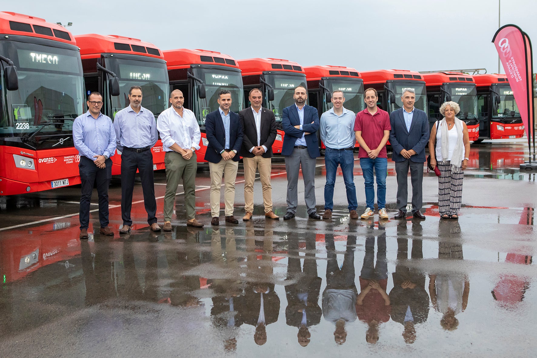 Acte de presentació dels nous autobusos híbrids de TMESA | Rafel Casanova BCF