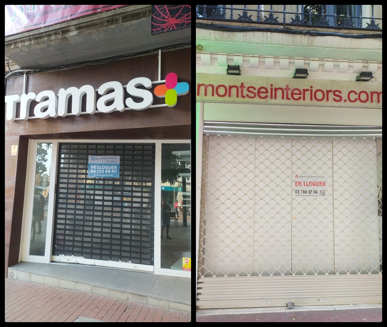 Tramas i Montse Interiors han deixat els seus locals per instal·lar-se'n en dos de nous | MT