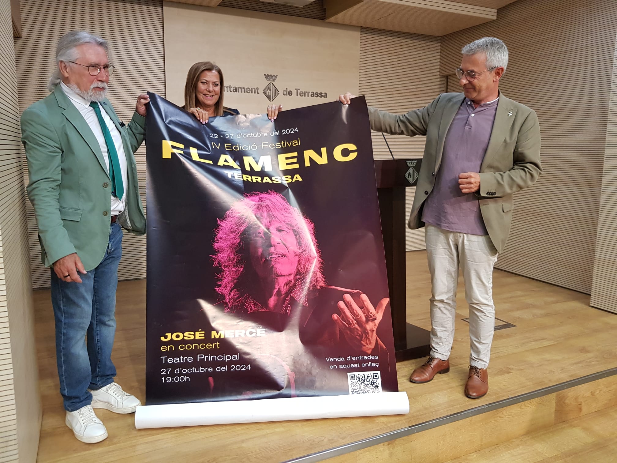 Acte de presentació del 4t Festival de Flamenc de Terrassa | Lluïsa Tarrida