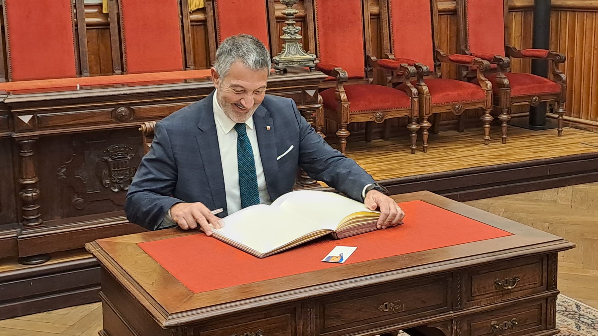 Visita institucional a Terrassa del conseller d'Empresa i Treball, Miquel Sàmper | Oriol Manrique