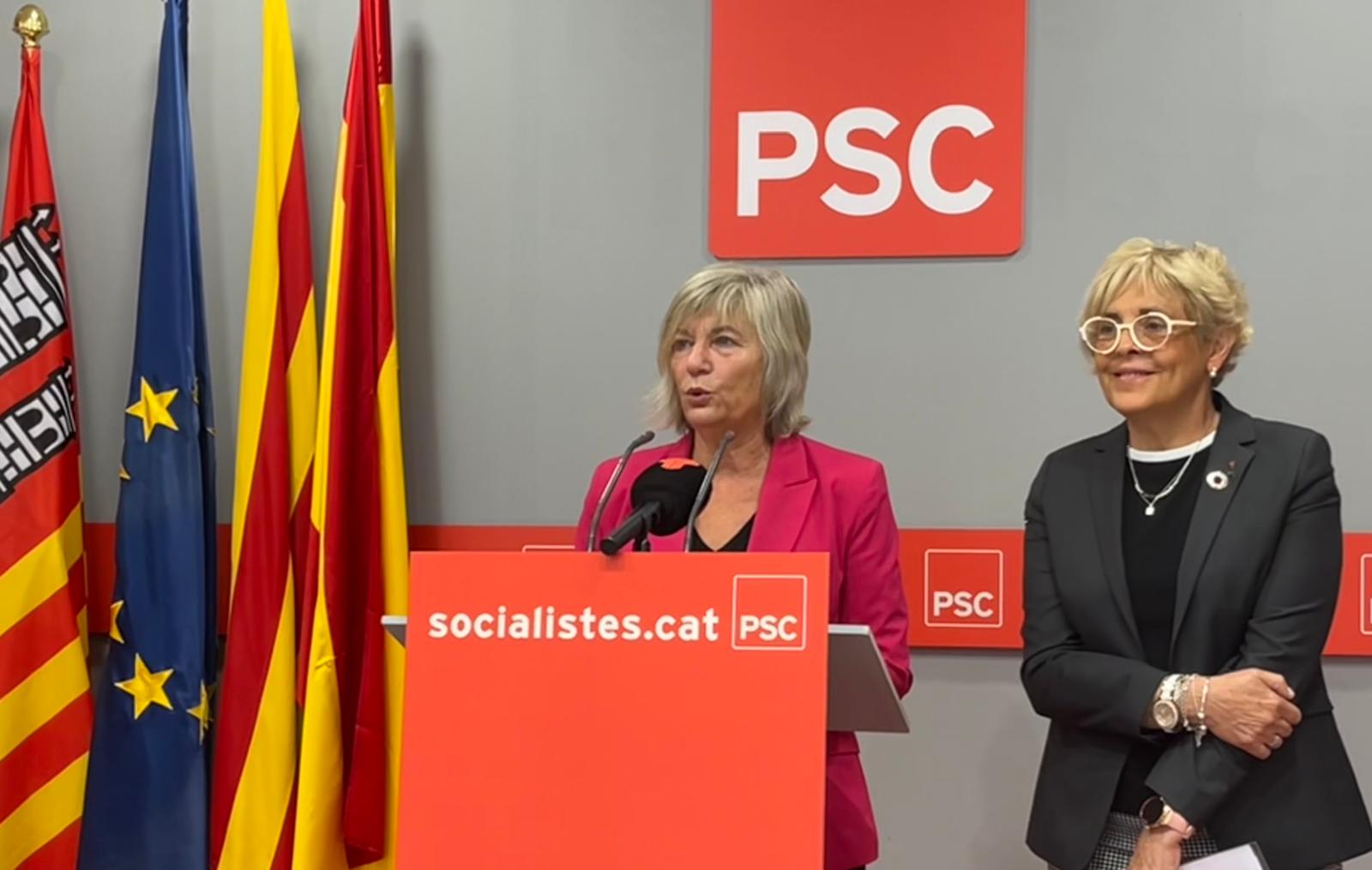Eva Candela y Carlota Menéndez/PSC