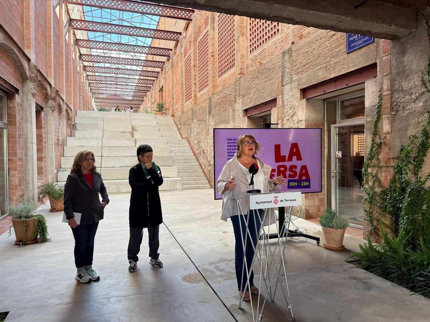 Acte de presentació de la nova fira La Diversa a Terrassa | Lluïsa Tarrida