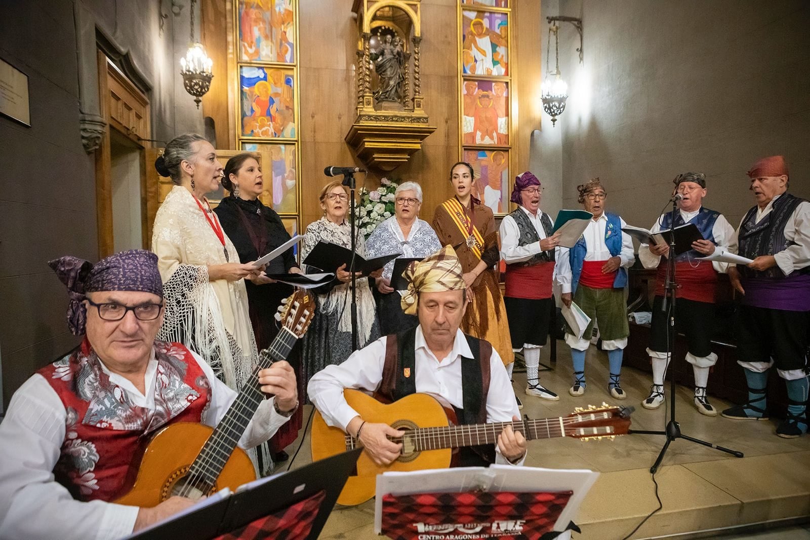 El Centro Aragonés de Terrassa celebra aquest dia 12 d'octubre la tradicional Festa del Pilar | Rafel Casanova BCF