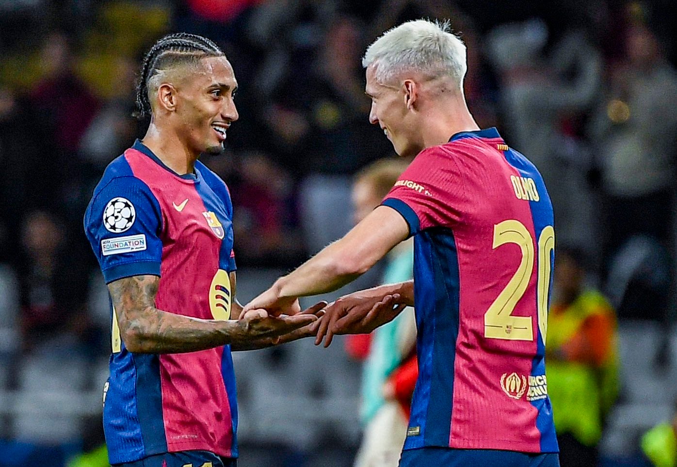 El terrassenc va sortir al minut 76 substituint a Raphinha | @daniolmo7