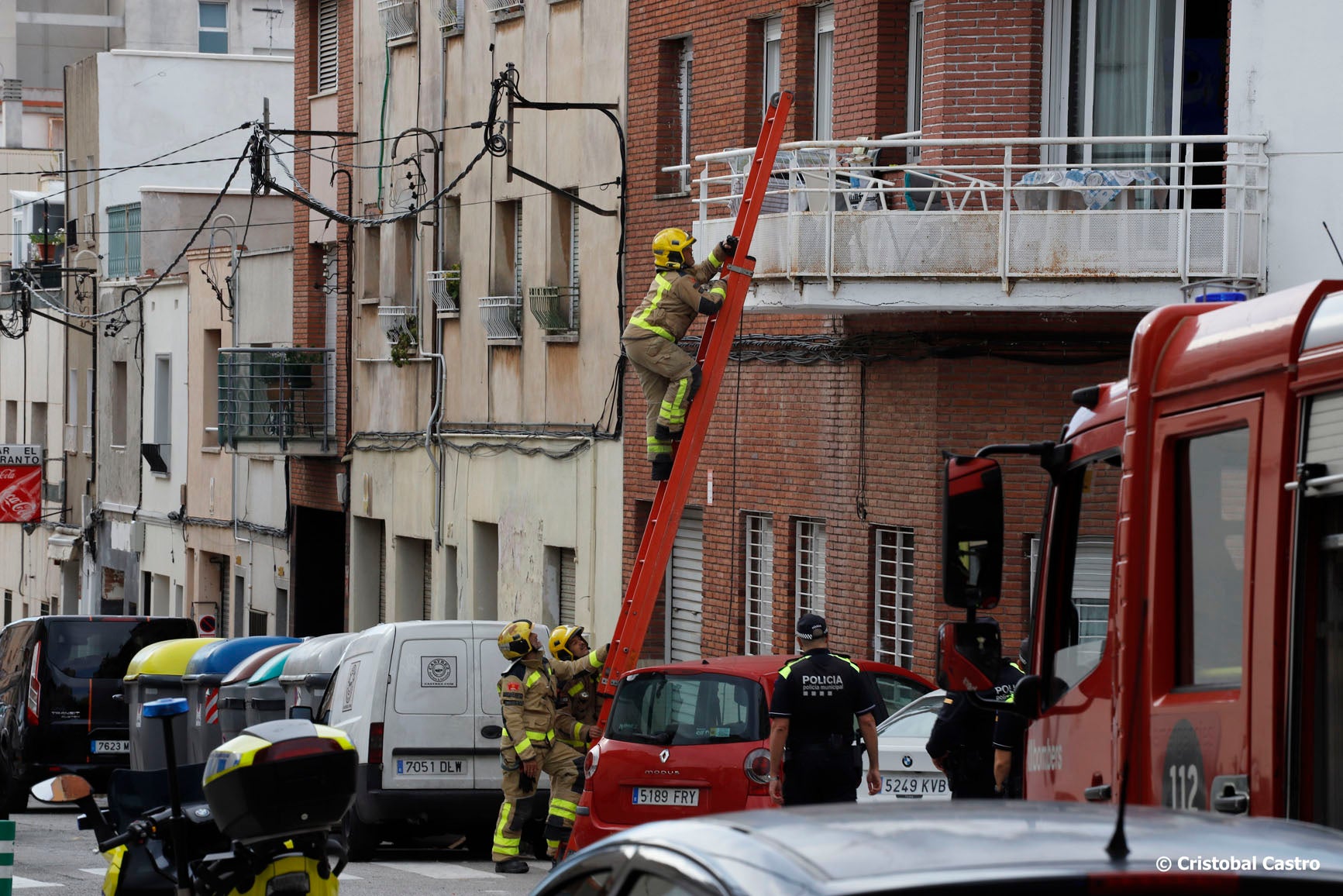 Fuga de gas en la calle del Pintor Borrassà de Terrassa | Cristóbal Castro