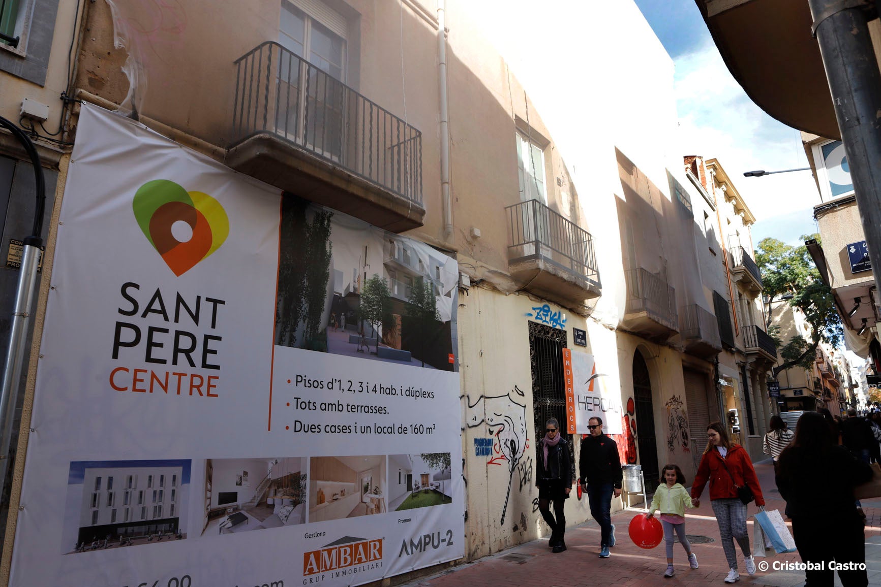 Obres d'enderroc i urbanització del carrer de Sant Pere| Cristóbal Castro

