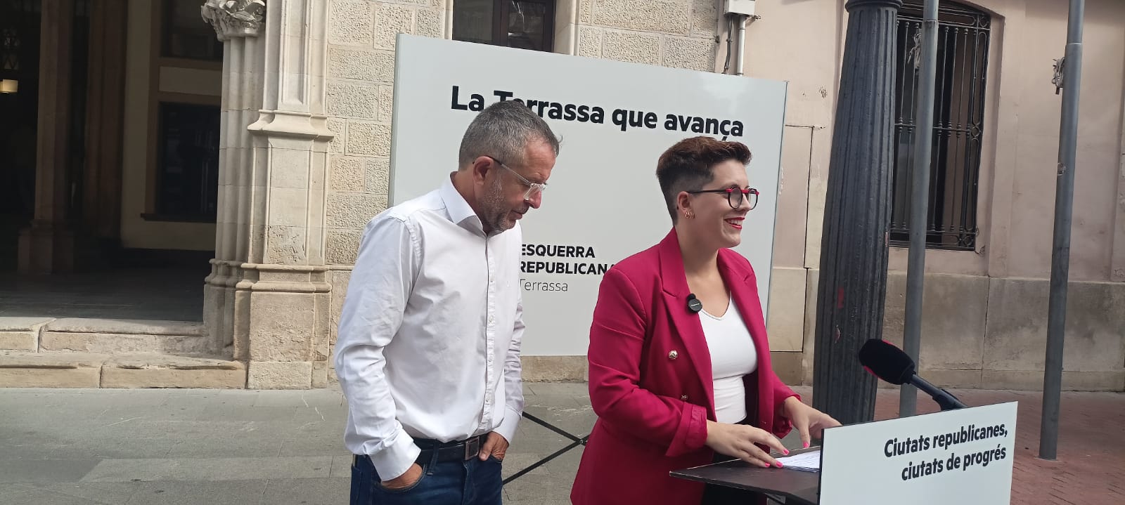 Pep Forn i Ona Martínez al Raval/Joan Manel Oller