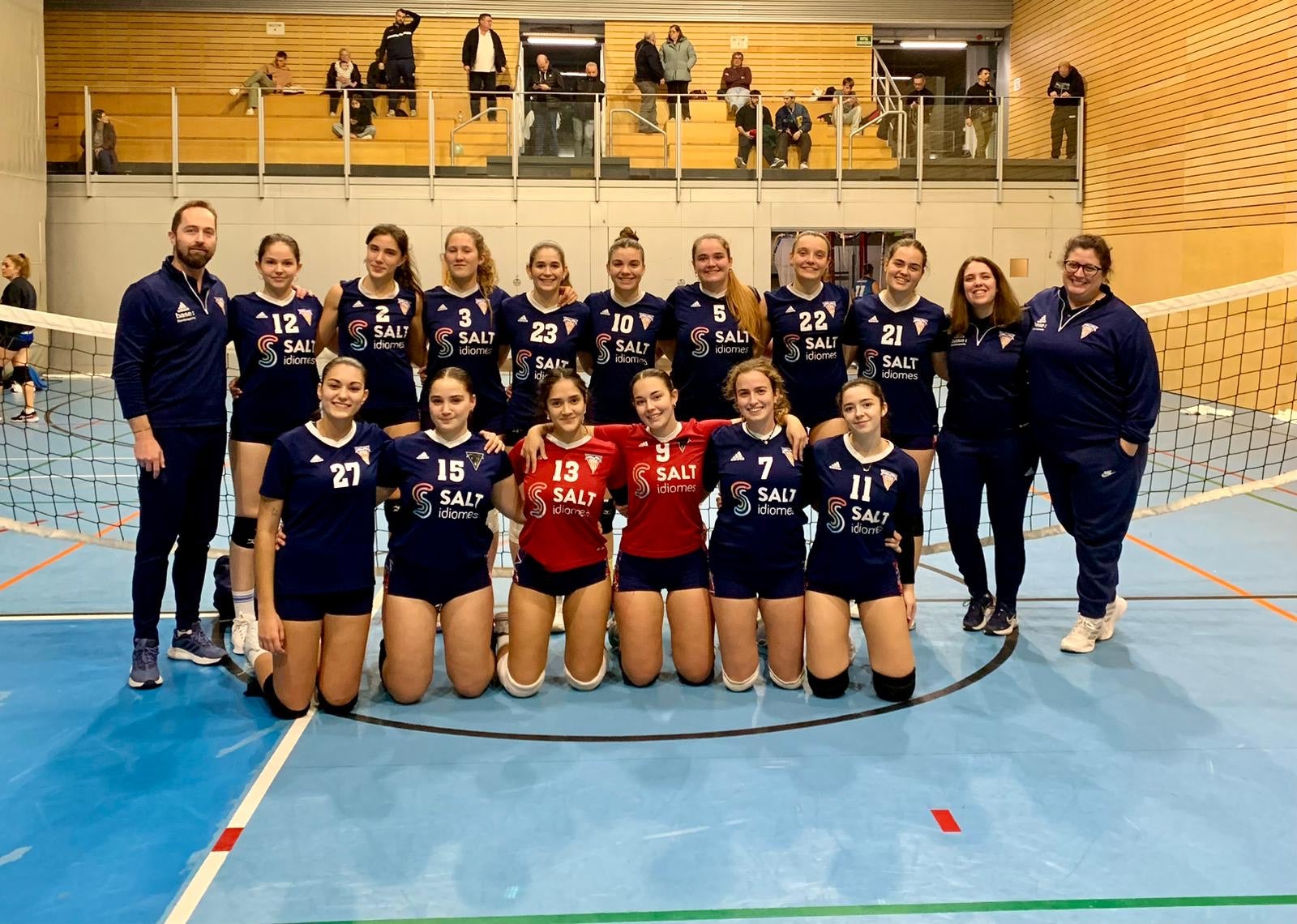 L'equip femení de voleibol del CN Terrassa | CN Terrassa