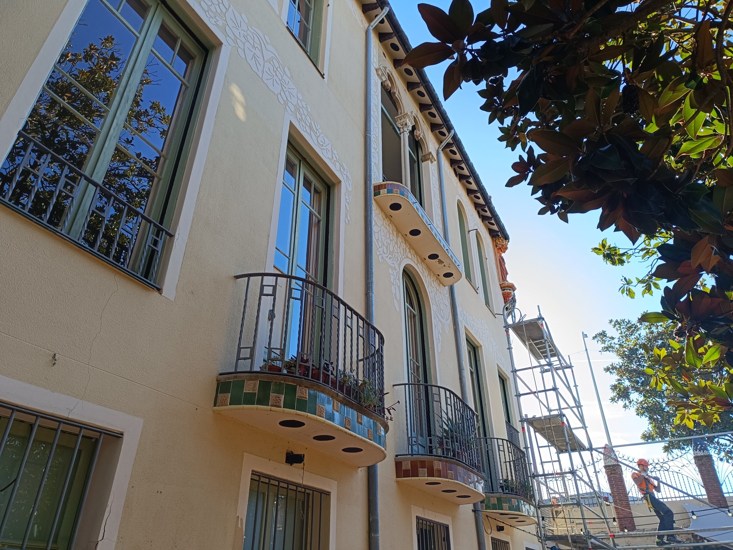 Porticons de la Casa Baumann han estat restaurats | Aj. Terrassa
