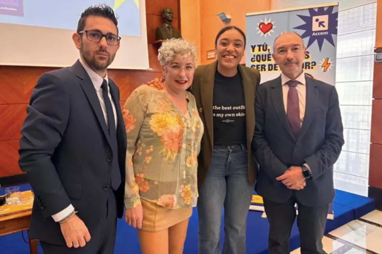 Helena Oma a la presentació de la campanya 'La bretxa de los sueños' | Europa Press