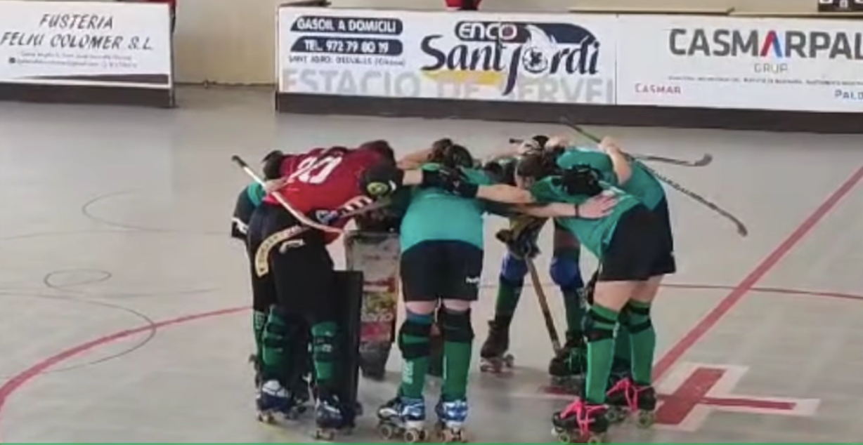 Merescuda victòria de l'SFERIC Terrassa femení contra l'HC Sant Jordi (3-7) | HC SFERIC Terrassa