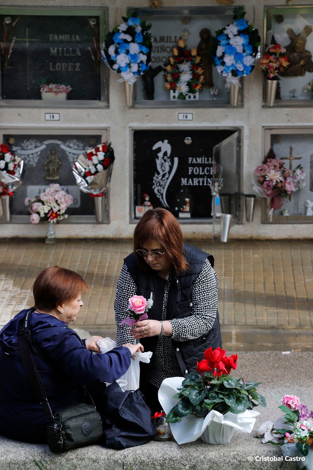 Centenars de terrassencs i terrassenques han visitat el cementiri de la ciutat aquest passat divendres, 1 de novembre, per recordar i retre homenatge als seus difunts | Cristóbal Castro