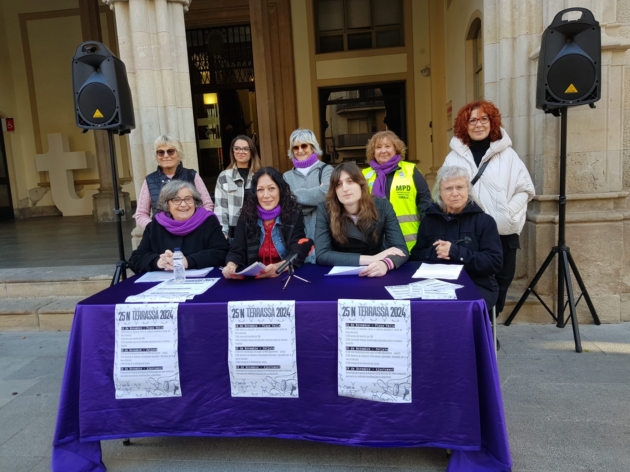 El Comitè 25N ha presentat els actes per commemorar el Dia Internacional Contra la violència a les dones | Lluïsa Terrassa