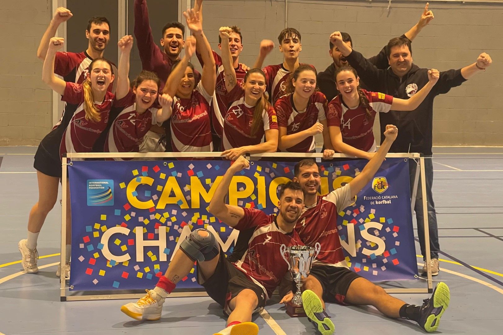 El CK Vallparadís, campió de la Supercopa 2024 de Korfbal | | Federació Catalana de Korfbal