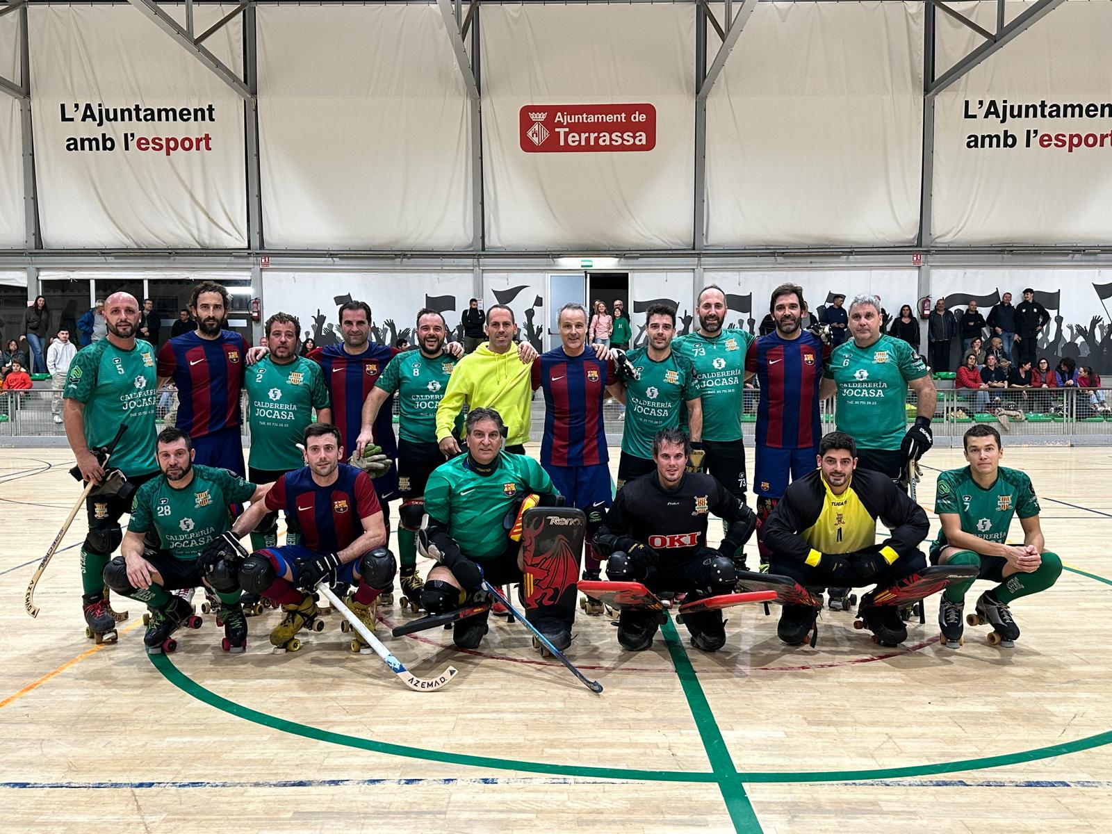 Imágenes del partido entre el Sferic Terrassa y el Barça de hockey sobre patines | Cedida
