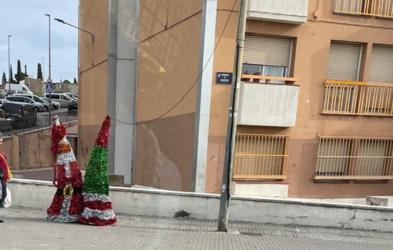 Les figures de l'avinguda Madrid que han estat vandalitzades | Cedida