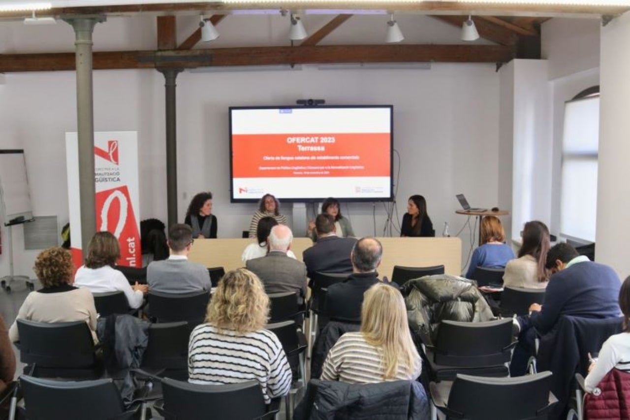 Acte de presentació de l'estudi sobre l'ús del català al comerç | Gencat