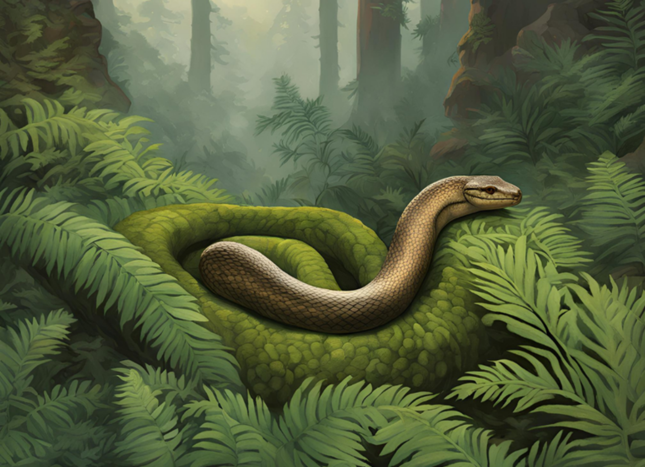 Projecció de com seria el llangardaix trobat a Viladecavalls | ICP