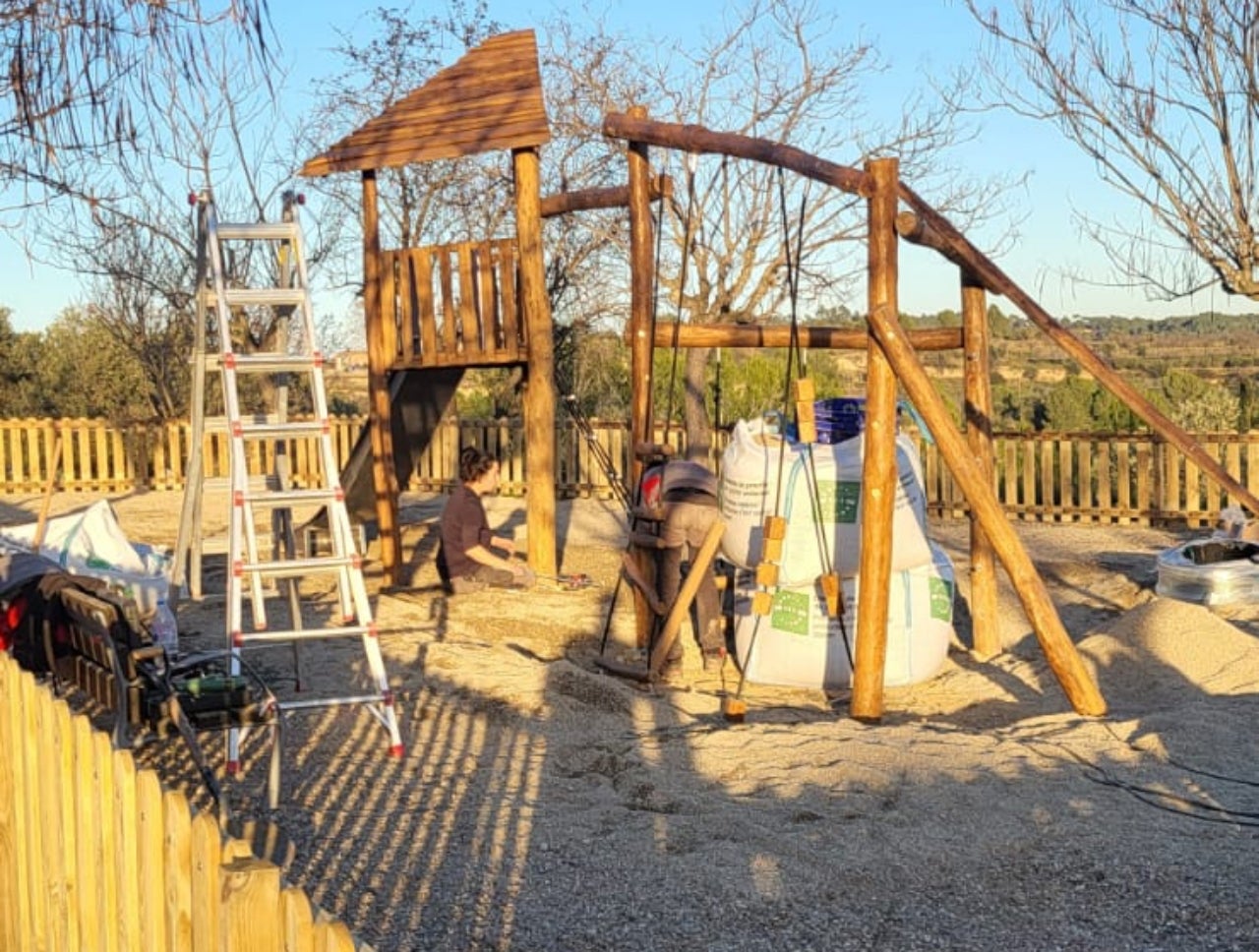 Nou parc infantil al Turó de Can Palet | Aj. Ullastrell