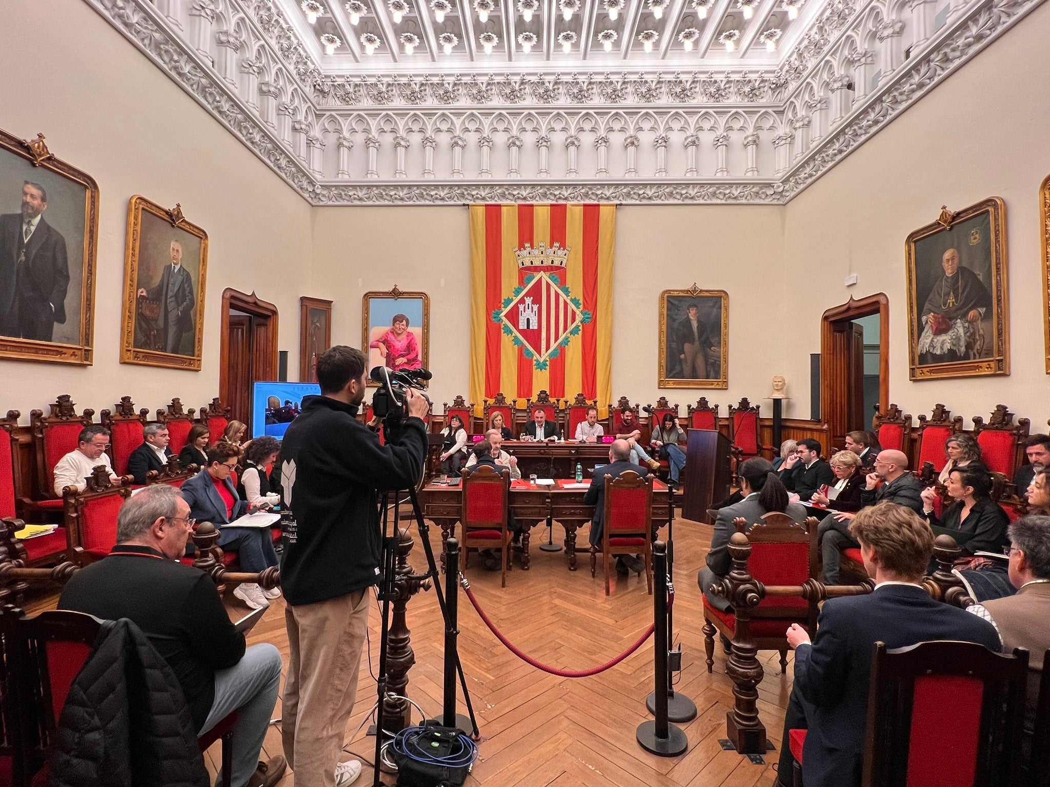Sala de plenos del Ayuntamiento de Terrassa | TxT